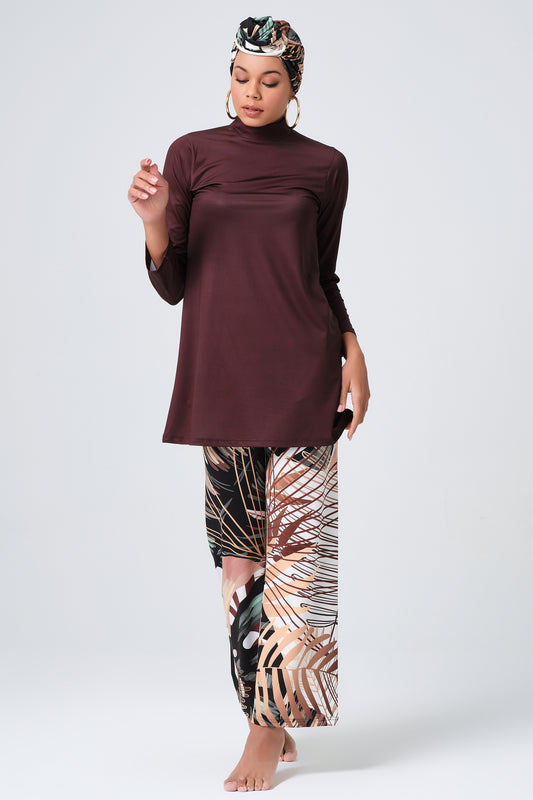 Lycra Fabric Printed Burkini Set