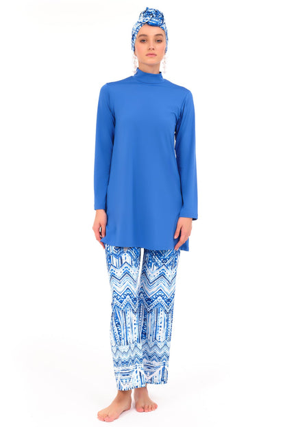 Lycra Fabric Printed Burkini & Kimono