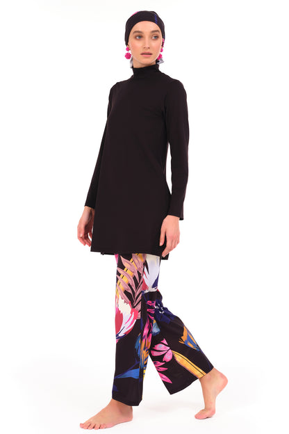 Lycra Fabric Printed Burkini