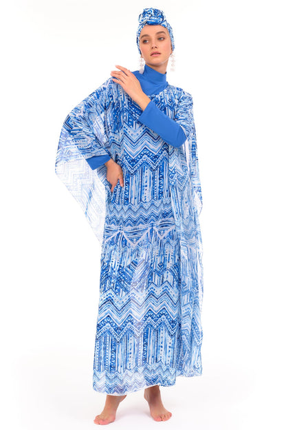 Lycra Fabric Printed Burkini & Kimono