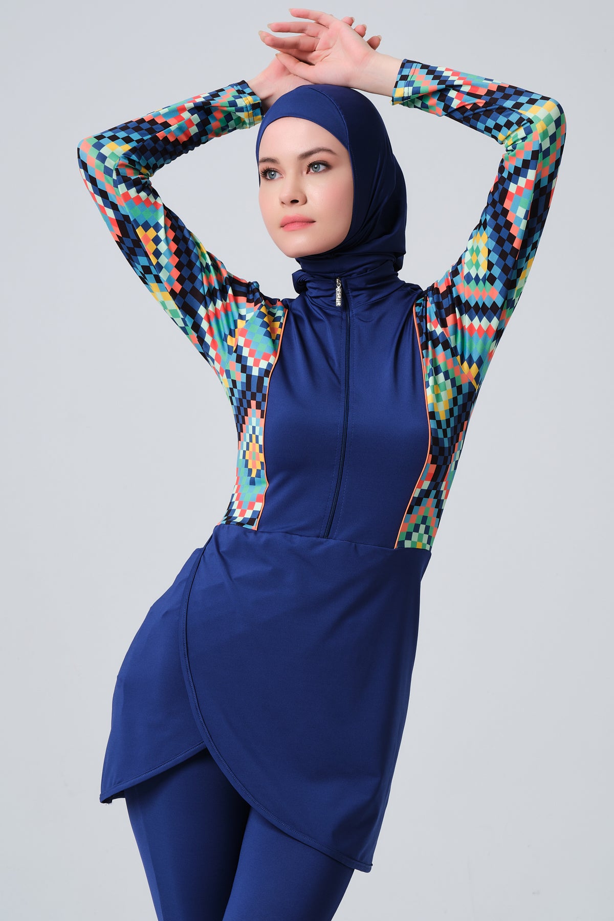 Lycra Fabric Printed Burkini Set