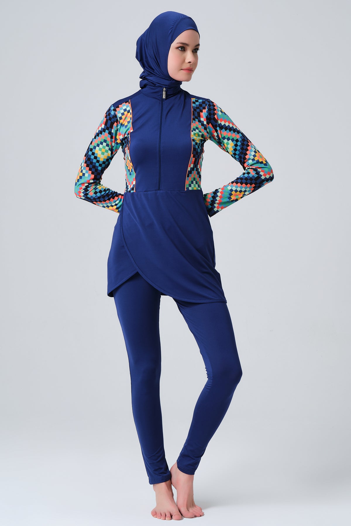 Lycra Fabric Printed Burkini Set