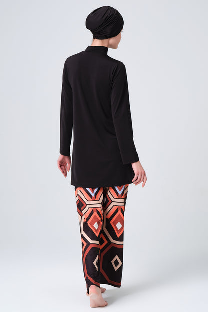 Lycra Fabric Printed Burkini Set